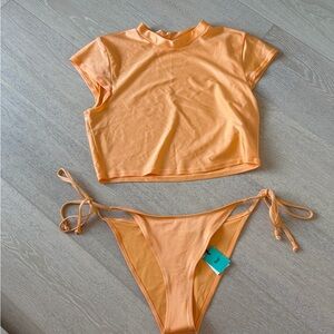 TNA Orange Bikini 3 piece set